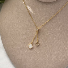 Load image into Gallery viewer, Double Clover Pendant Necklace
