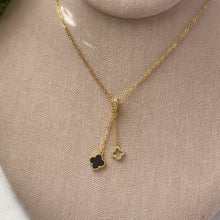 Load image into Gallery viewer, Double Clover Pendant Necklace
