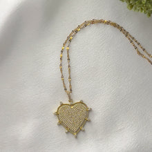 Carica l&#39;immagine nel visualizzatore di Gallery, Inlay Heart pendant Necklaces
