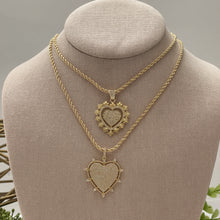 Load image into Gallery viewer, Inlaid Zirconia Heart Necklace
