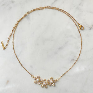 Flowers & Pearls Necklace