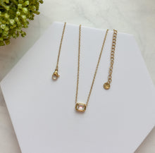 Load image into Gallery viewer, Dainty Geometric Inlay Zircon Necklaces
