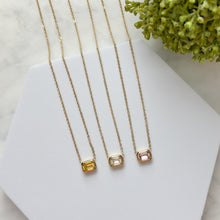 Load image into Gallery viewer, Dainty Geometric Inlay Zircon Necklaces
