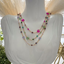 Cargar imagen en el visor de la galería, Colorful Crystals &amp; Beads Necklace
