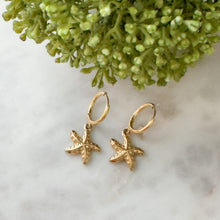 Load image into Gallery viewer, Starfish Drop Earrings
