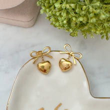 Load image into Gallery viewer, ST Heart Coquette Earrings
