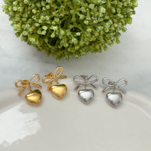 Load image into Gallery viewer, ST Heart Coquette Earrings
