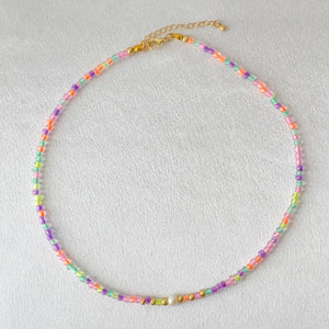 Neon & Pearl Necklaces