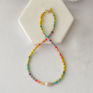 Choker Rainbow Necklace