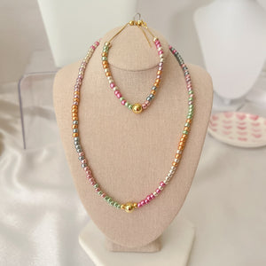 Metallic Seed Beads #2 Necklace