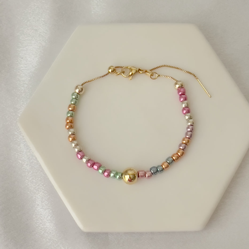 Metallic Seed Beads #2 Necklace