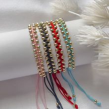 Load image into Gallery viewer, Adjustable Colorful Beads Bracelet
