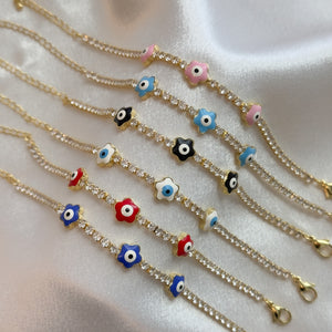 Colorful eye flowers Bracelets