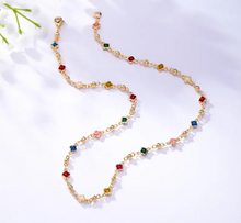 Load image into Gallery viewer, Colorful Clover Necklace
