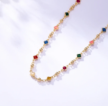 Load image into Gallery viewer, Colorful Clover Necklace

