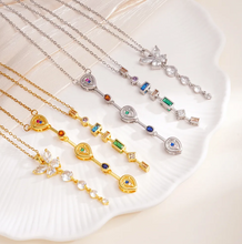 Carica l'immagine nel visualizzatore di Gallery, Longer Geometry Necklaces
