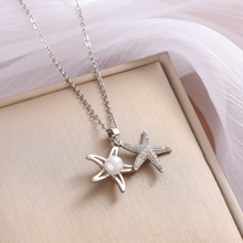 Cargar imagen en el visor de la galería, Beach Starfish Pendant Necklace
