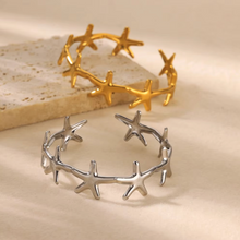 Load image into Gallery viewer, Stainless Steel Starfish Bangle
