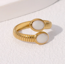 Load image into Gallery viewer, Adjustable White Rings

