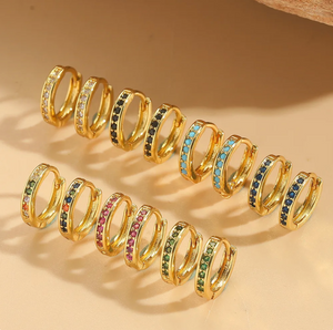 Mini Zirconia Hoops