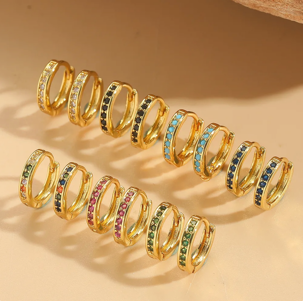 Mini Zirconia Hoops