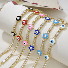 Load image into Gallery viewer, Colorful eye flowers Bracelets
