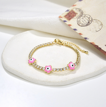 Carica l&#39;immagine nel visualizzatore di Gallery, Colorful eye flowers Bracelets
