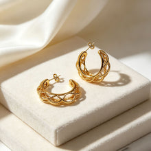 Carregar imagem no visualizador da galeria, Basket-shaped earrings
