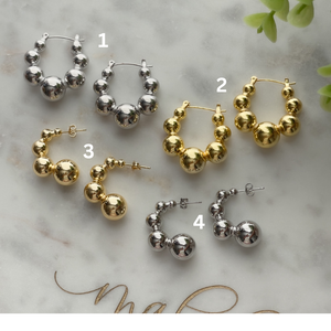 Beads Hoops Earrings