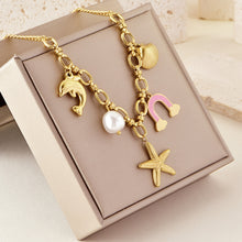 Cargar imagen en el visor de la galería, Stainless Steel Sea Charms Necklaces
