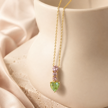 Cargar imagen en el visor de la galería, Isabell Zircon Inlay Necklaces
