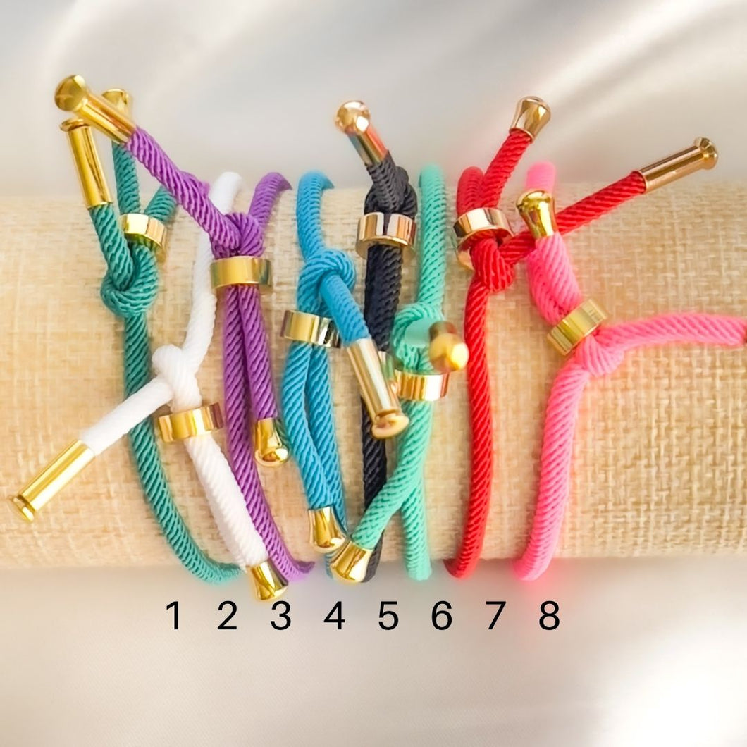 Colored Rope Bracelets