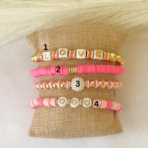 4 Pink Styles of Bracelets