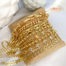 Carregar imagem no visualizador da galeria, 8 Styles Gold Chains Bracelets
