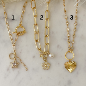 3 Styles of Necklaces with Pendants