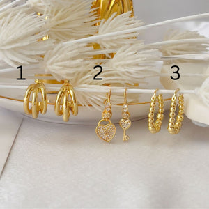 3 Styles of Earrings