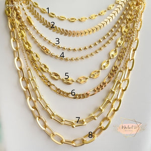 Cadenas de oro collares