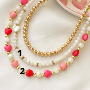 2 style Shell beads Loving Necklace
