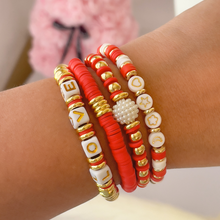 Load image into Gallery viewer, 4 Red Styles of Bracelets
