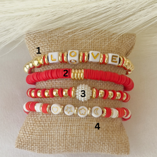 Carregar imagem no visualizador da galeria, 4 Red Styles of Bracelets
