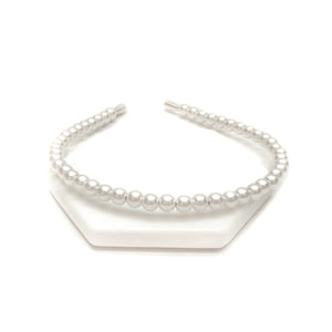 Diadema con diseño de perlas de imitación