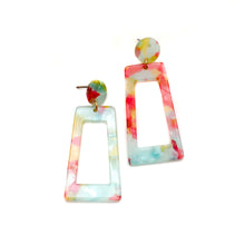 Carregar imagem no visualizador da galeria, Geometry Multi-color Earrings-women
