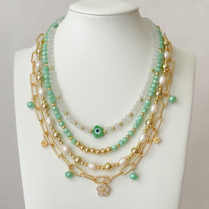 Freshwater Pearls with Beads Necklace