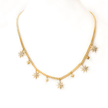 Load image into Gallery viewer, Eight Point Star Pendant Necklace
