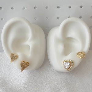 Hearts Stud Earrings