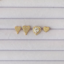 Load image into Gallery viewer, Hearts Stud Earrings
