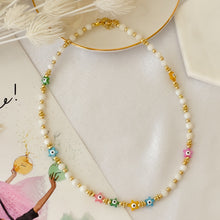 Carregar imagem no visualizador da galeria, Pastel Shell Beads Necklace &amp; Bracelet

