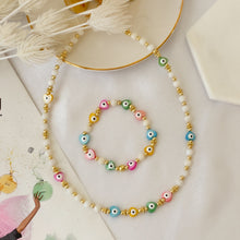 Carregar imagem no visualizador da galeria, Pastel Shell Beads Necklace &amp; Bracelet
