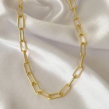 Load image into Gallery viewer, Long Chunky Paperclip Chain Necklace
