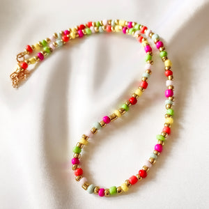 Neon 2 Beads Necklace